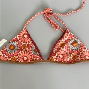 Aerie Reversible Triangle Bikini Top Size XS